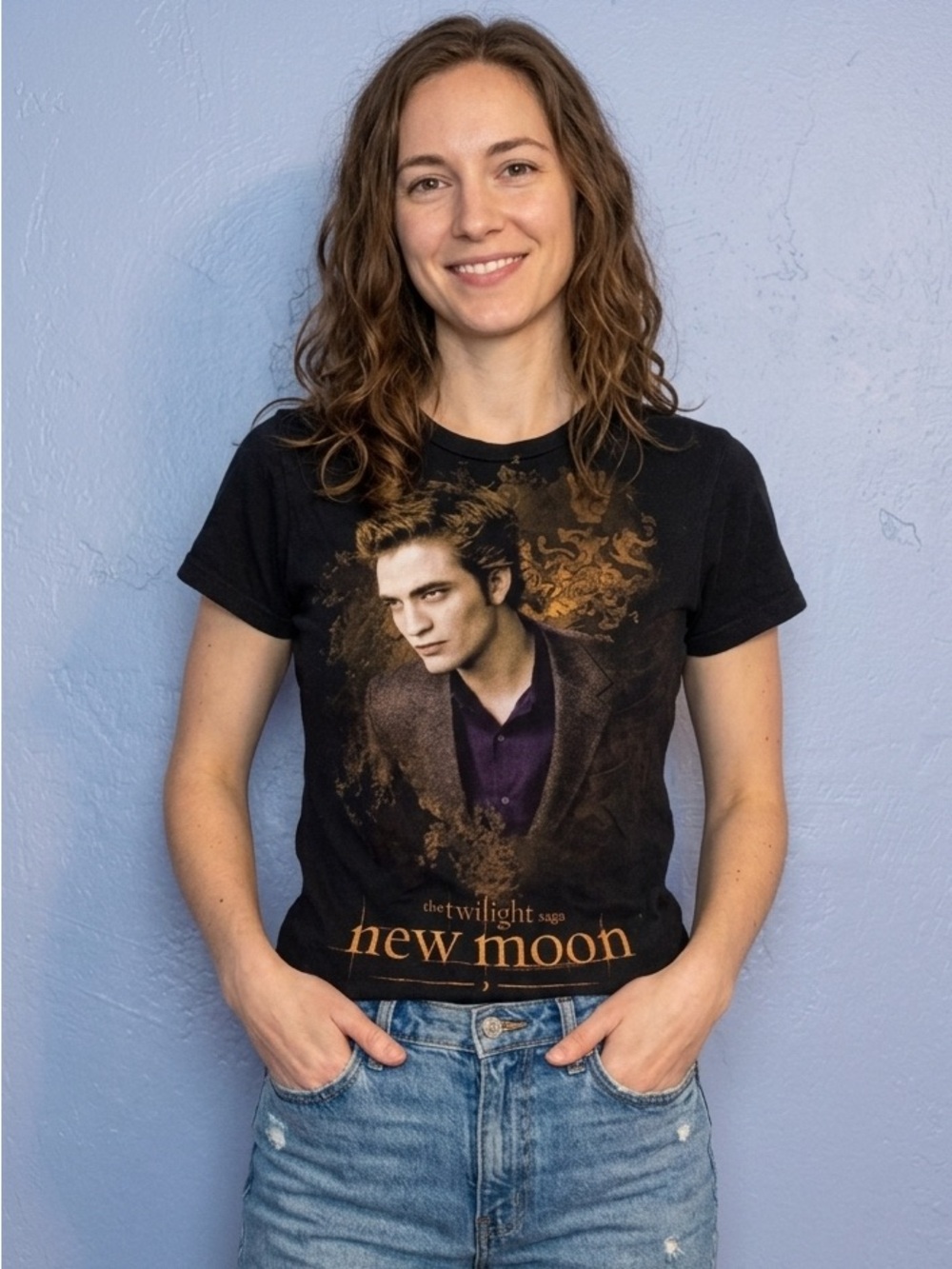 Rare Twilight New Moon Edward Cullen T-shirt from the 2009 movie.